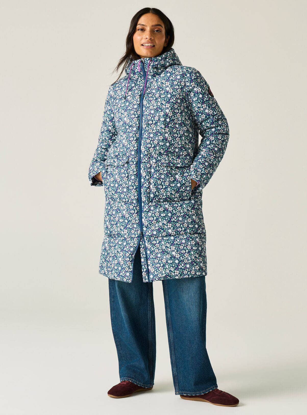 REGATTA Cath Kidston Long Baffle Jacket 16 - Image 6